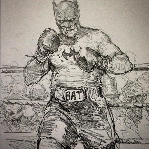 BOXING BATMAN - Art of Karl Kopinski