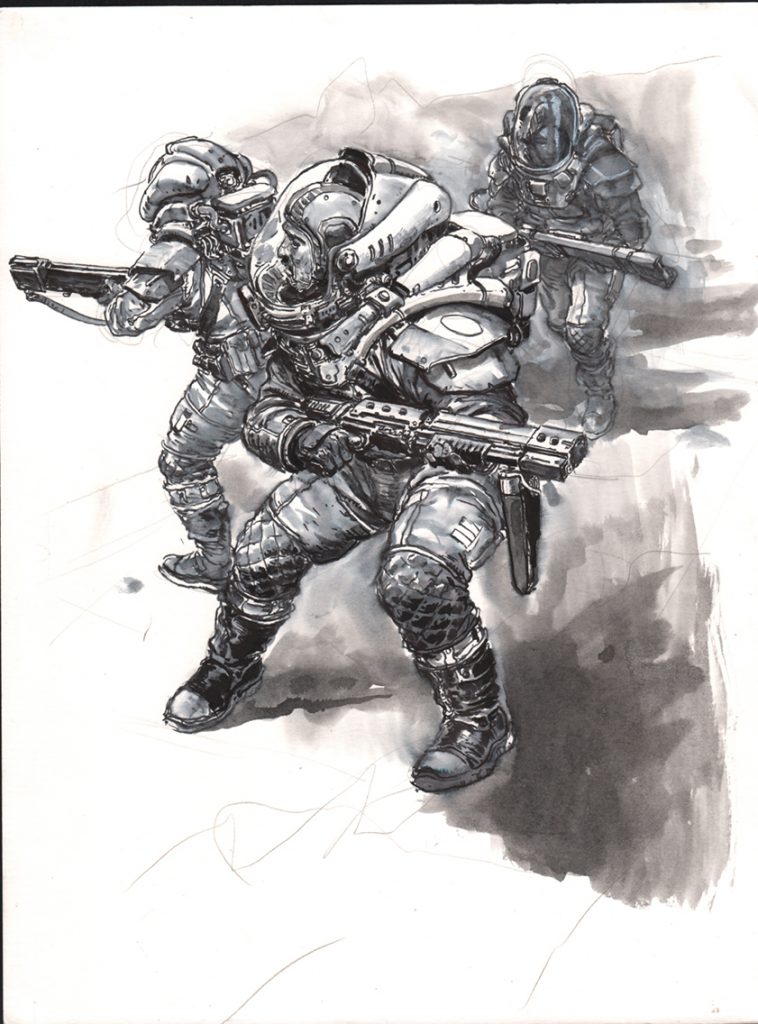 Sci fi warriors - Art of Karl Kopinski